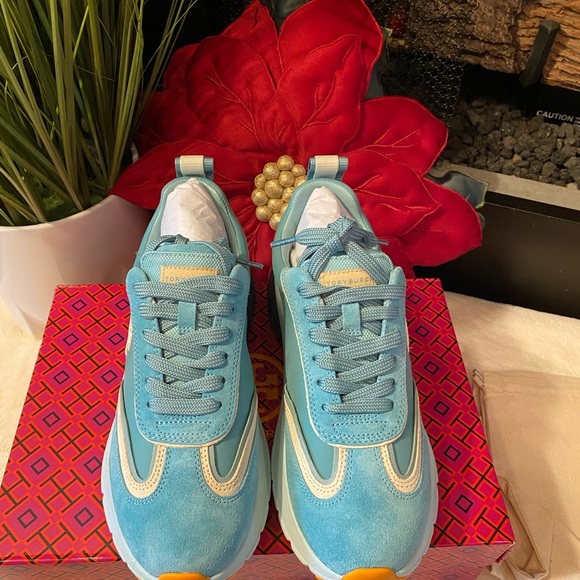 TORY BURCH GOOD LUCK BUBBLE TRAINER - Picture 6 of 11